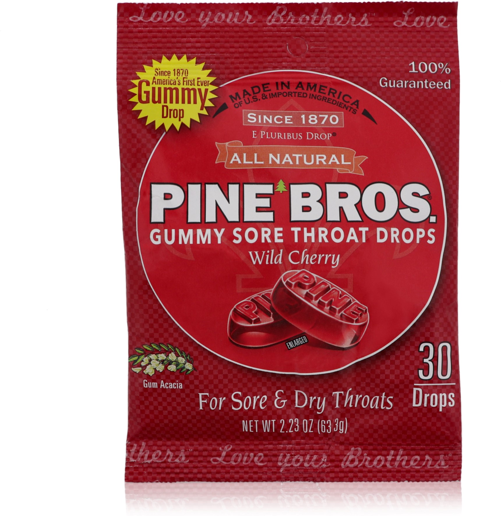 Pine Bros Softish Throat Drops Value Pack, Wild Cherry