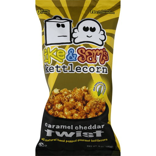 Ike & Sams Kettlecorn, Caramel Cheddar Twist