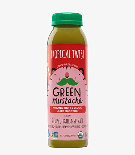 Athena Brands, Inc. Green Mustache Organic, Cold-Pressured Green Smoothie - Tropical Twist