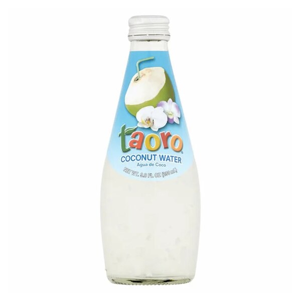 Taoro Aqua De Coco (Coconut Water) Single Glass Bottle