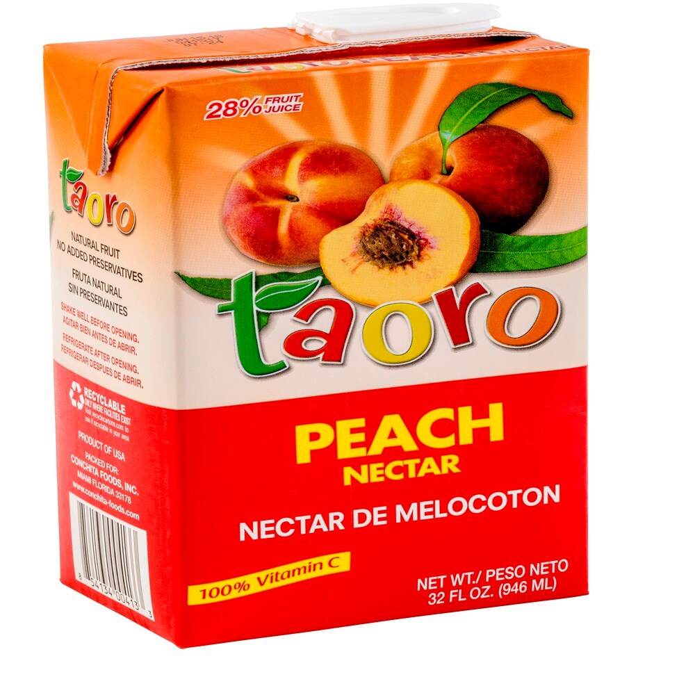 Conchita Foods Inc. Taoro Peach Nectar - 32 Fl Oz Carton