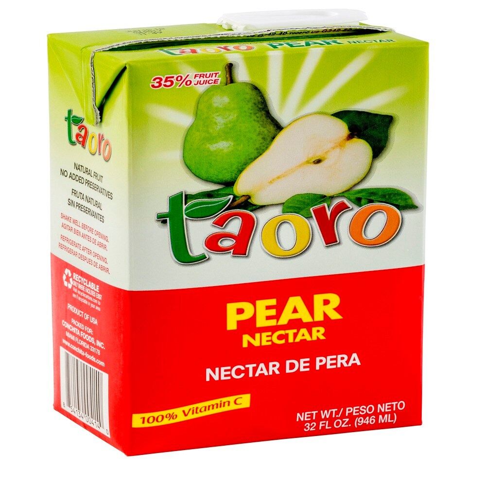 Taoro Pear Nectar - 32 Fl Oz Carton