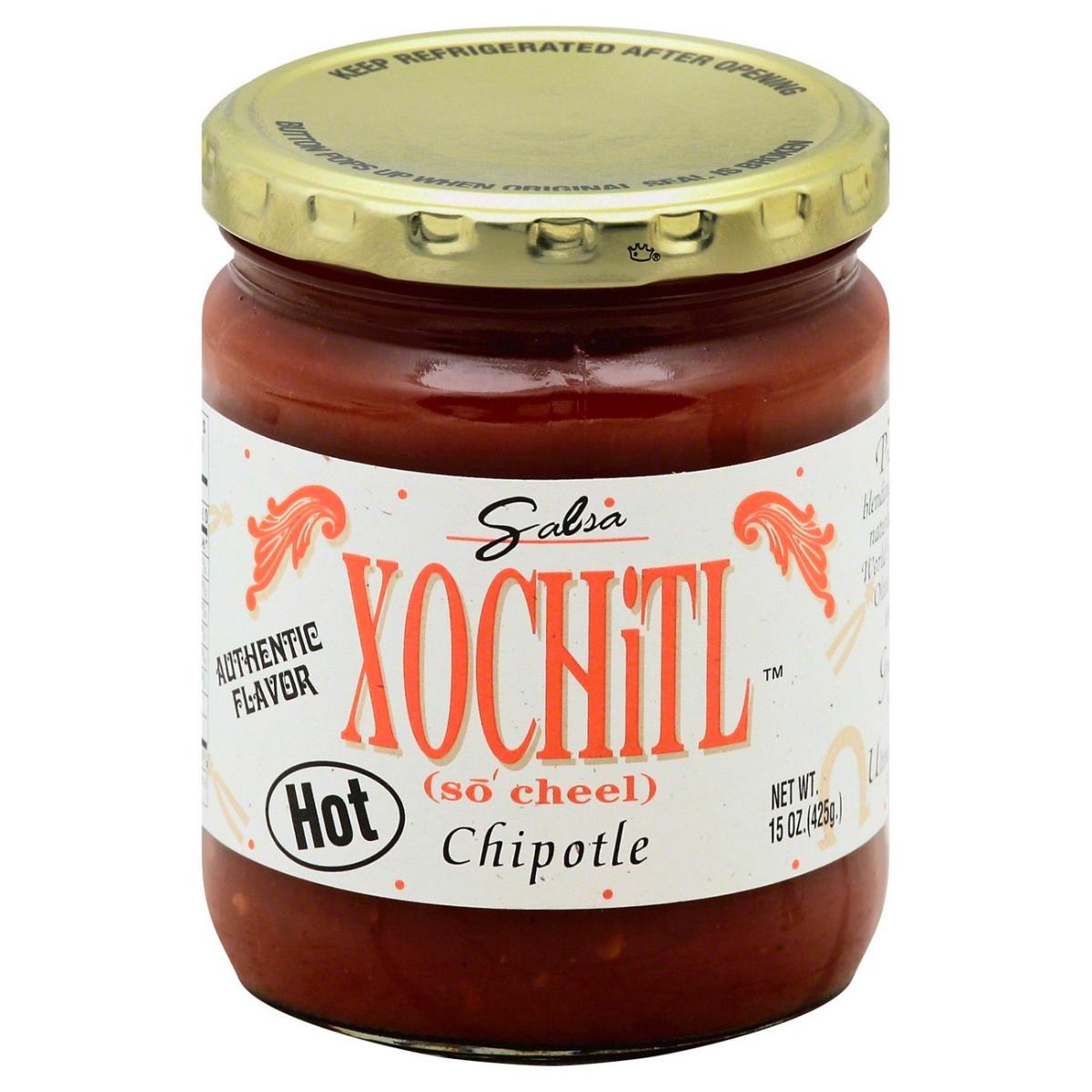 Xochitl Chipotle Red Hot Salsa 15 Oz Jar - 6ct Case