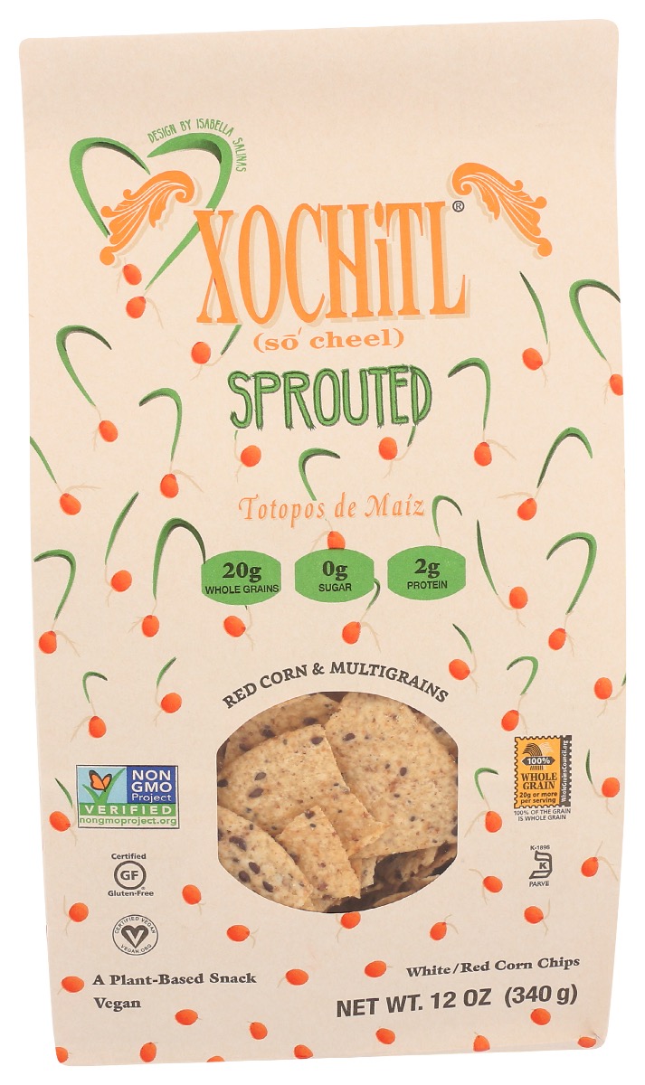 Xochitl Chip Corn Sprouted, 12 Oz