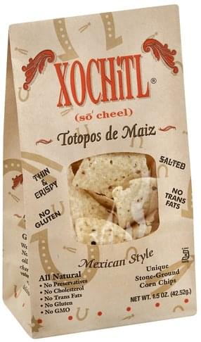 Xochitl Unique, Stone-Ground, Mexican Style Corn Chips - 1.5 Oz