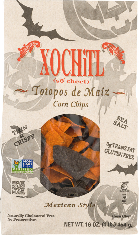 Xochitl Corn Chips, Mexican Style, Sea Salt 16 Oz
