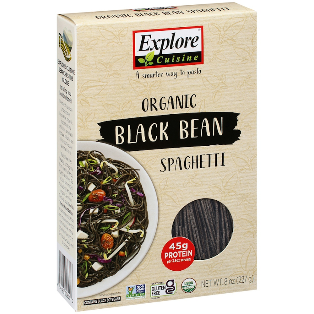 Explore Cuisine Organic Black Bean Spaghetti Pasta, 8 Oz, 8 Ounce