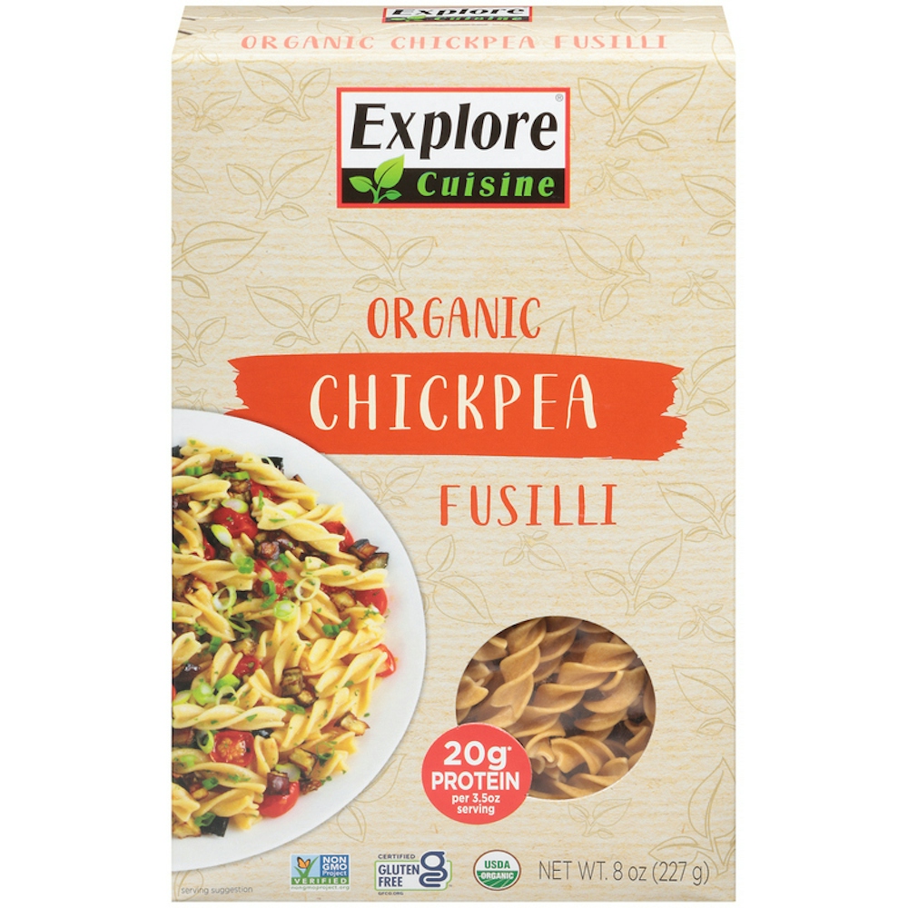 Explore Cuisine Organic Chickpea Pasta Fusilli 8 Oz