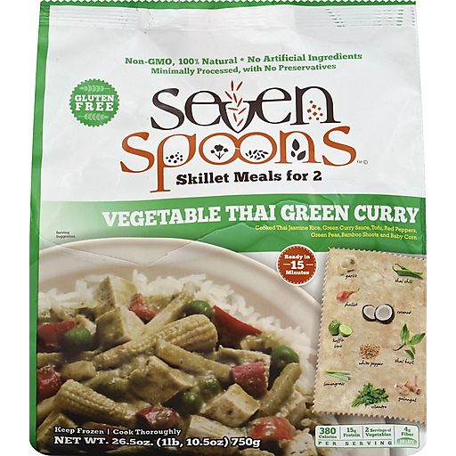 Seven Spoons Skillet Meals For 2 Vegetable Thai Green Curry