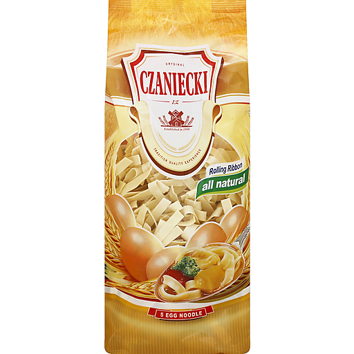 Czaniecki Egg Noodle, Oryginal, Rolling Ribbon