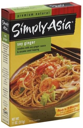 Simply Asia Noodles, Soy Ginger, Mild 11 Oz
