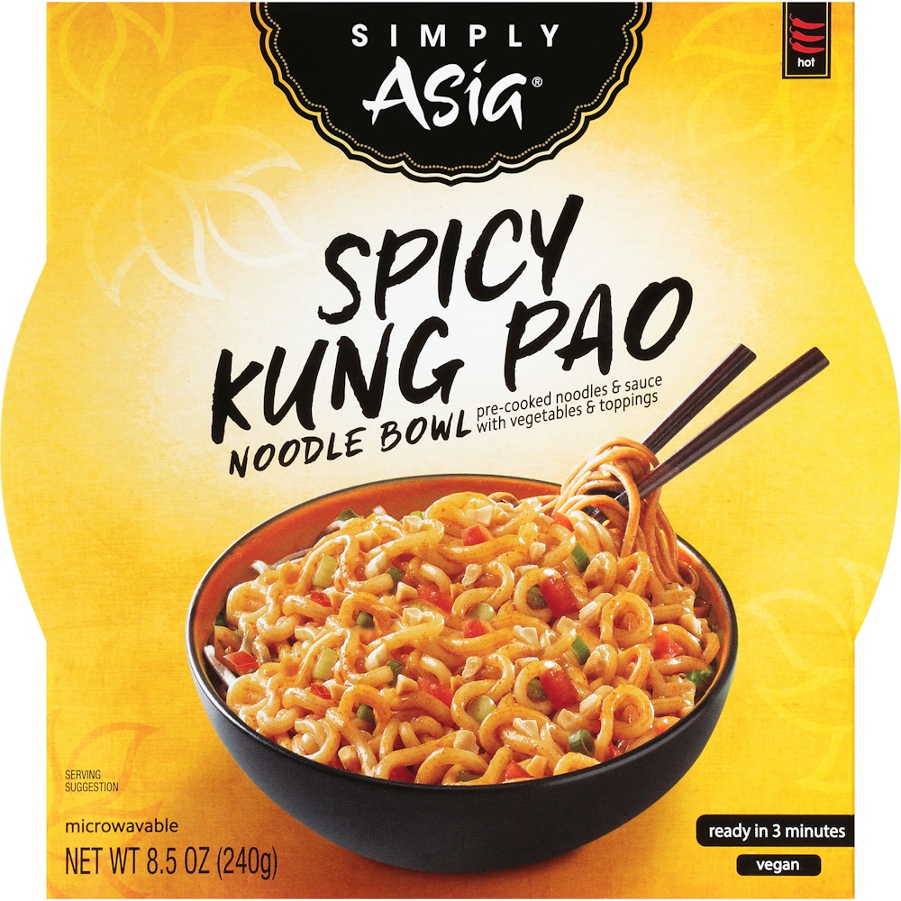 Simply Asia Vegan Spicy Kung Pao Noodle Bowl - 8.5oz