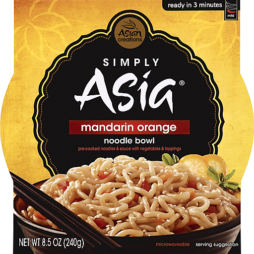 Simply Asia Asian Creations Noodle Bowl, Mandarin Orange, Mild
