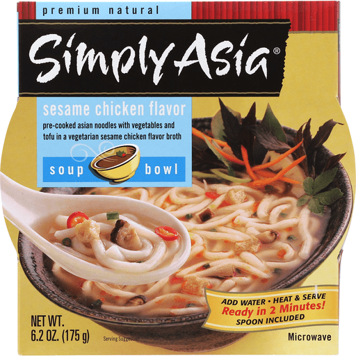 Simply Asia Soup Bowl, Sesame Chicken Flavor, Mild 6.2 Oz