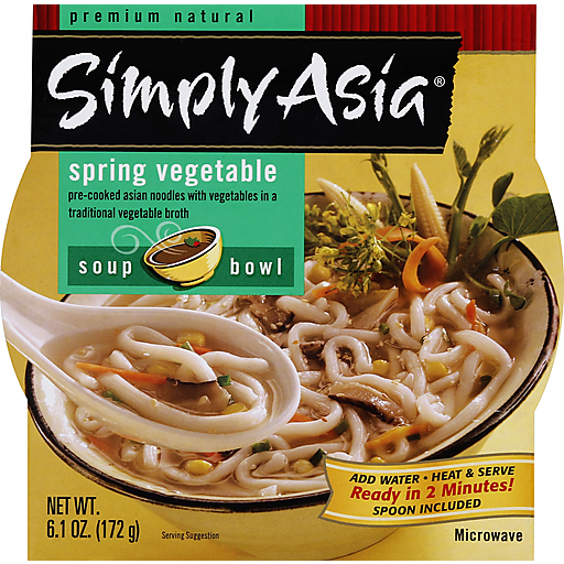 Simply Asia Soup Bowl, Spring Vegetable 6.1 Oz