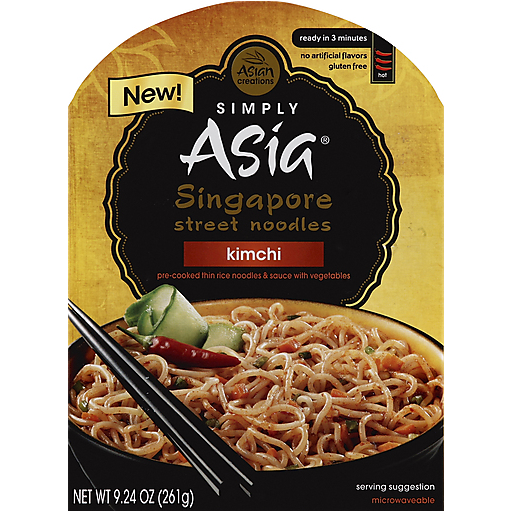 Simply Asia Street Noodles, Singapore, Kimchi, Hot