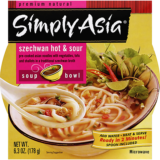 Simply Asia Soup Bowl, Szechwan Hot & Sour, Spicy 6.3 Oz