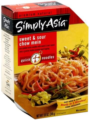 Simply Asia Sweet & Sour Chow Mein Quick Noodles 8.8 Oz. Box