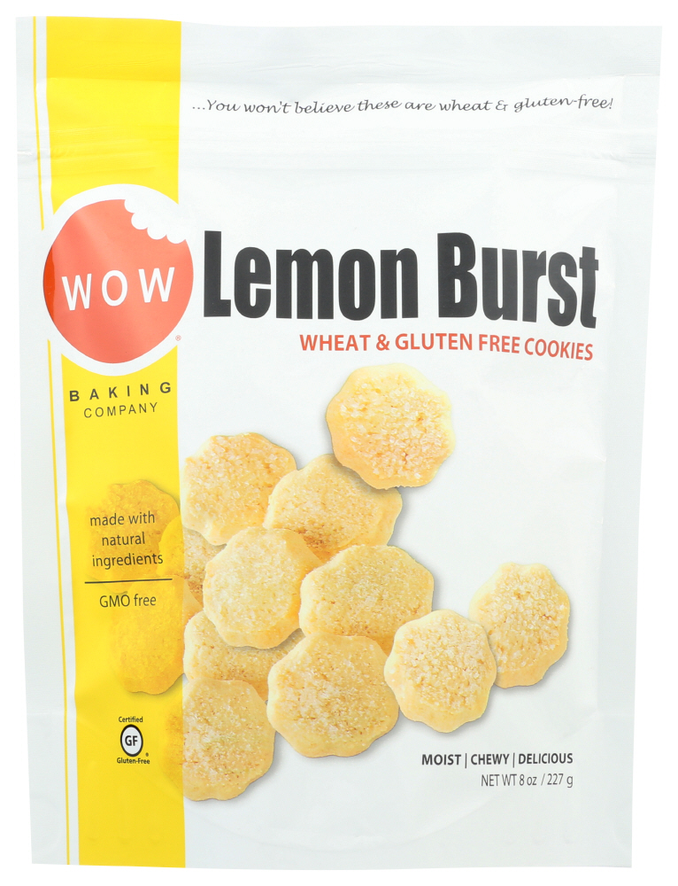Wow Baking Company Lemon Burst Wheat & Gluten Free Cookies - 8oz