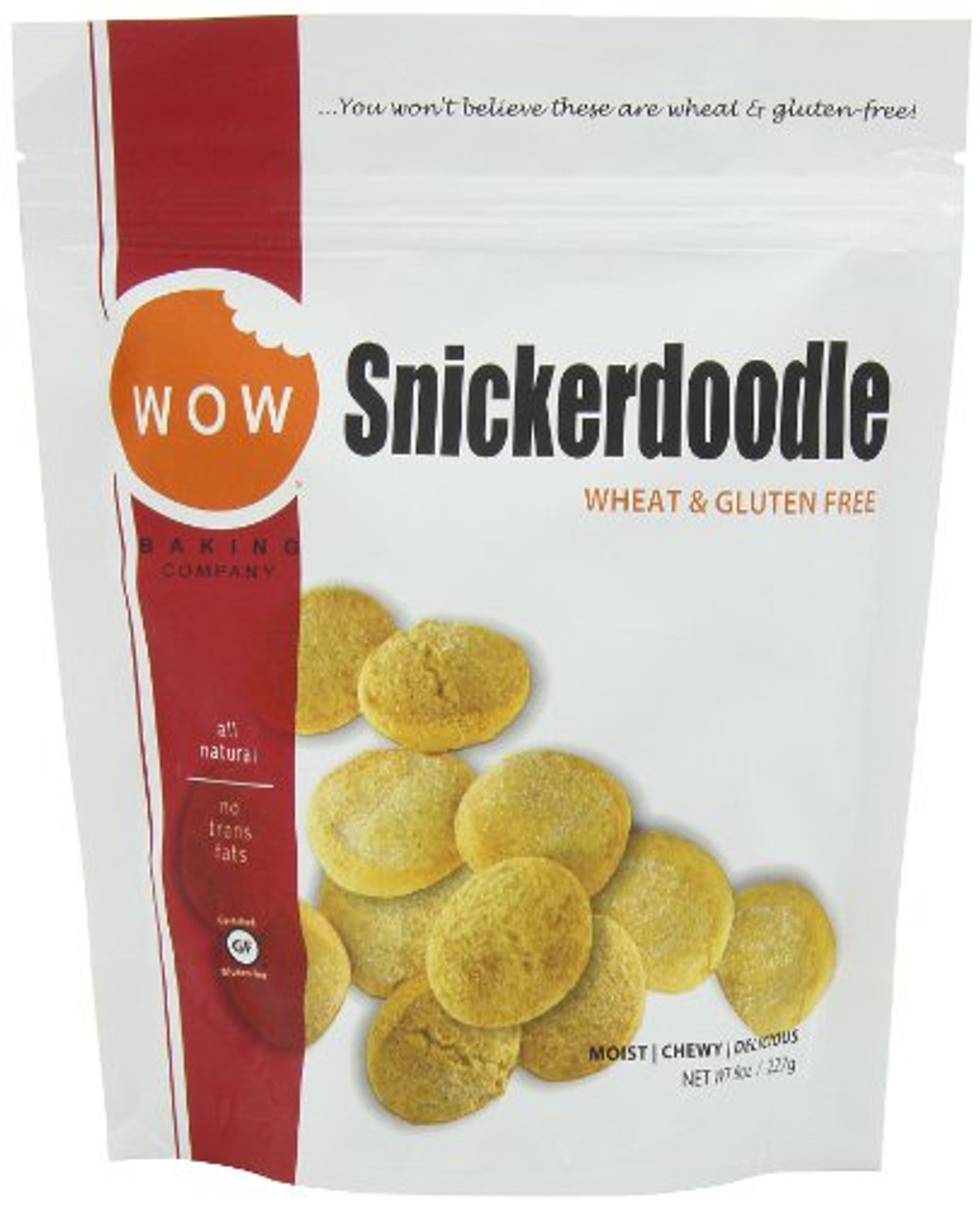 Wow Baking Cookies, Wheat & Gluten Free, Snickerdoodle 8 Oz