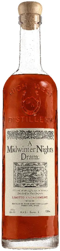 High West A Midwinter Night Dram Straight Rye Whiskey 750ml