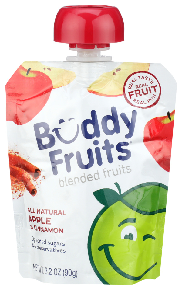Buddy Fruits Original Apple Cinnamon Pure Blended Pouch