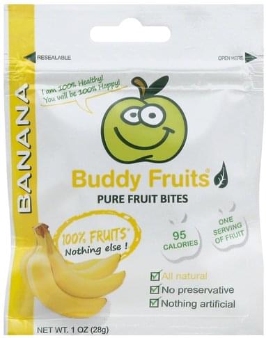 Buddy Fruits Pure Fruit Bites, Banana