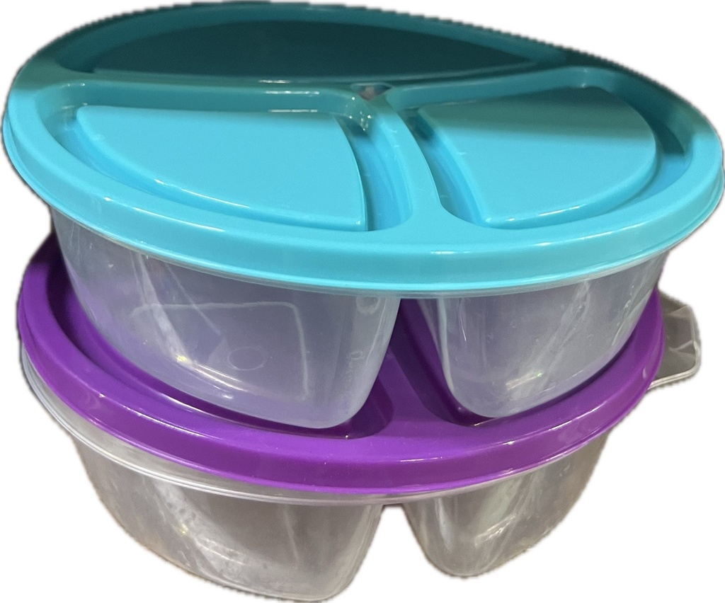 Direct Concept Group Hemicasa Plastic Food Round Container/Division