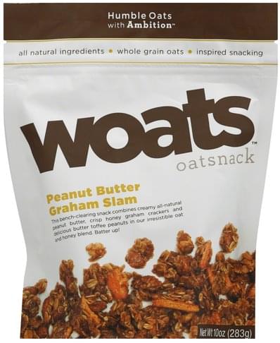 Woats Peanut Butter Graham Slam 10 Oz
