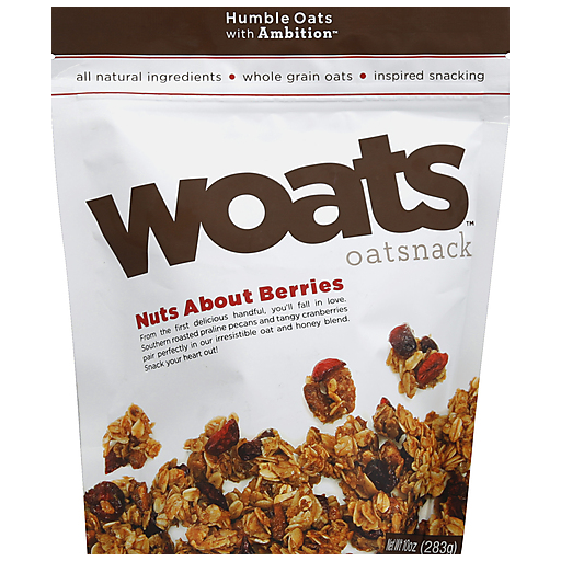 Woats Oatsnack, Nuts About Berries 10 Oz