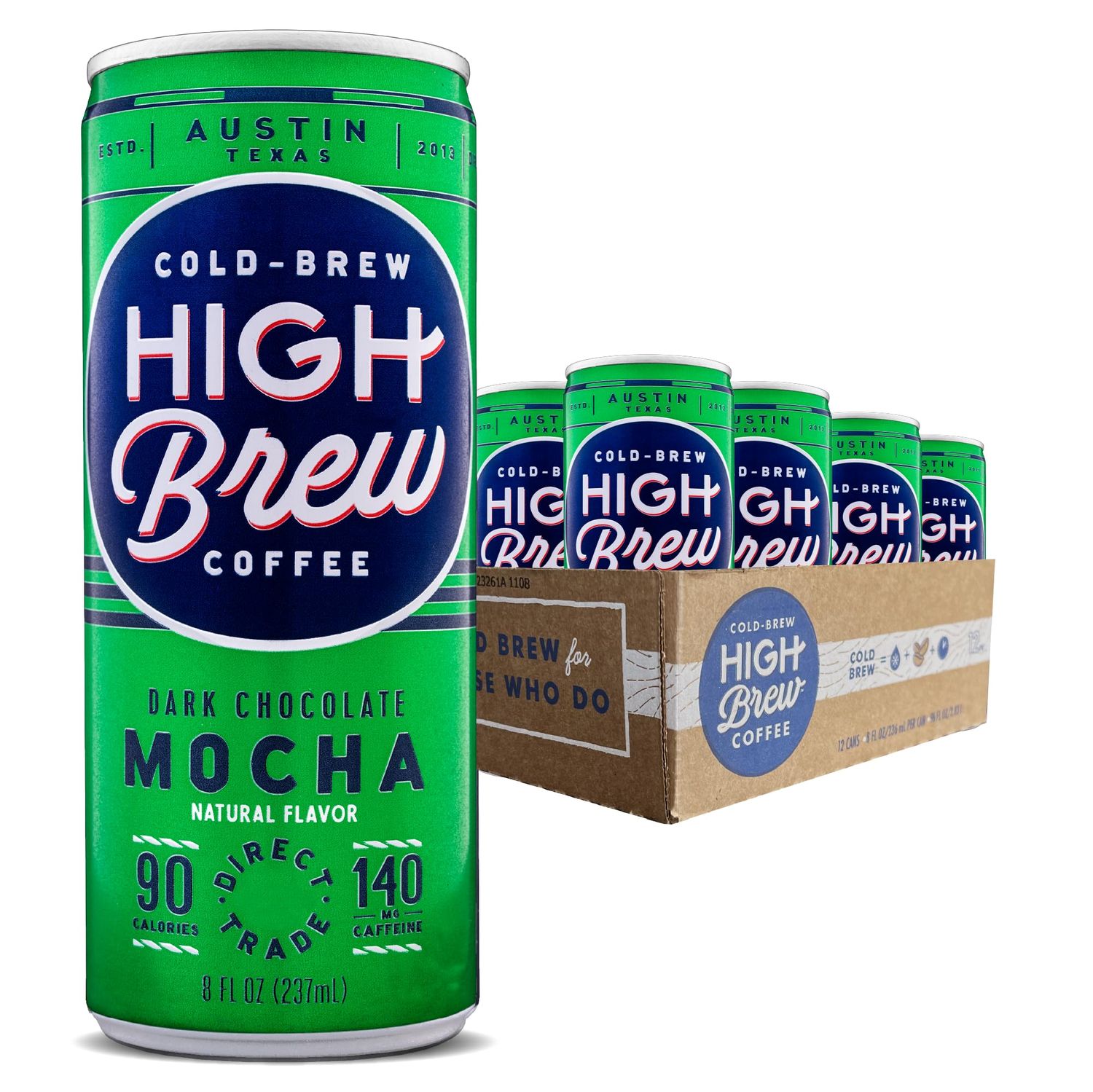 High Brew Coffee, Cold Dark Chocolate Mocha 8 Oz