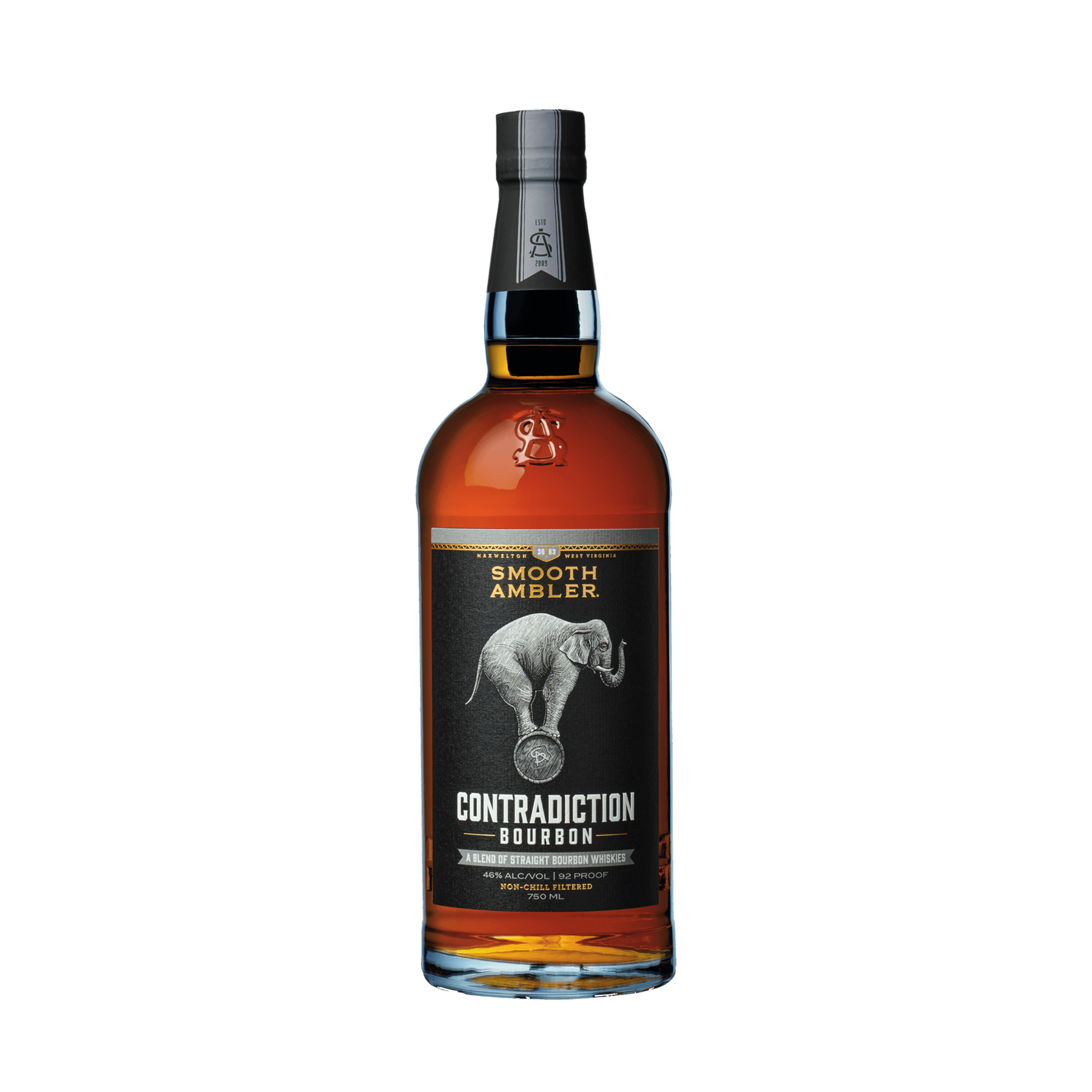 Smooth Ambler Contradiction Straight Bourbon Whiskey 750mL Bottle