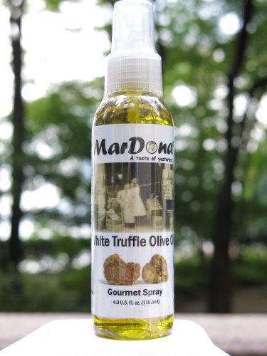 MarDona White Truffle Infused Olive Oil 4 Oz Spray