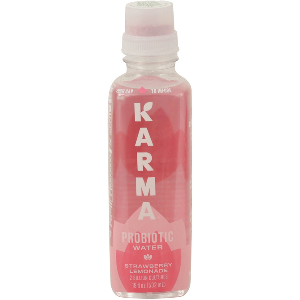Karma Probiotic Water, Strawberry Lemonade 18 Fl Oz