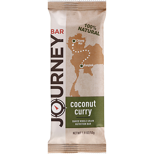 Journey Nutrition Bar, Baked Whole Grain, Coconut Curry 1.8 Oz