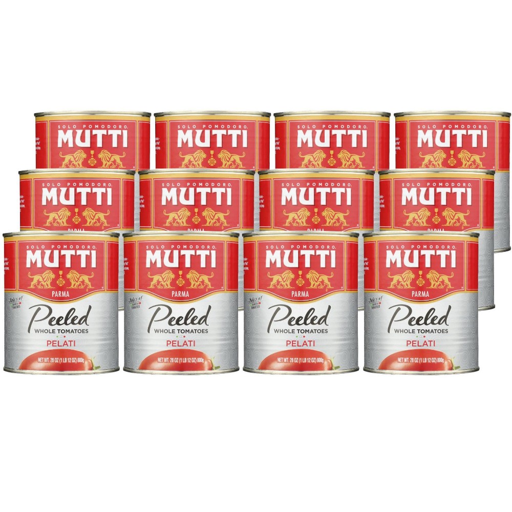 Mutti Peeled Whole Tomatoes - Case Of 12/28 Oz