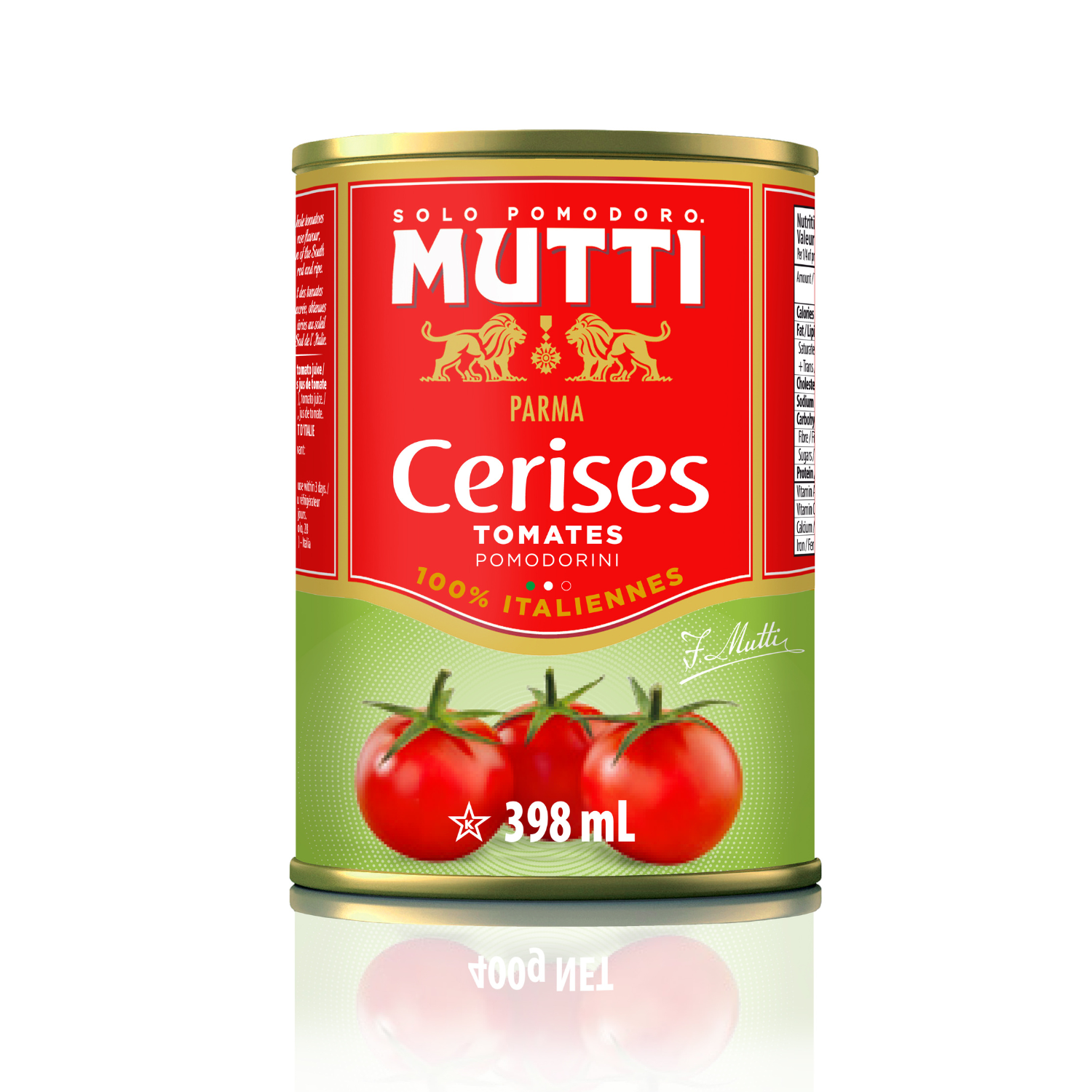 Mutti Cherry Tomatoes 14 Oz Can 12ct Case