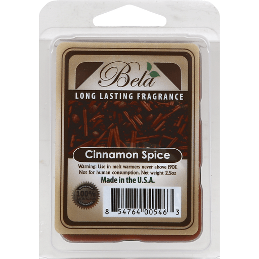 Bela Wax Melts, Cinnamon Spice