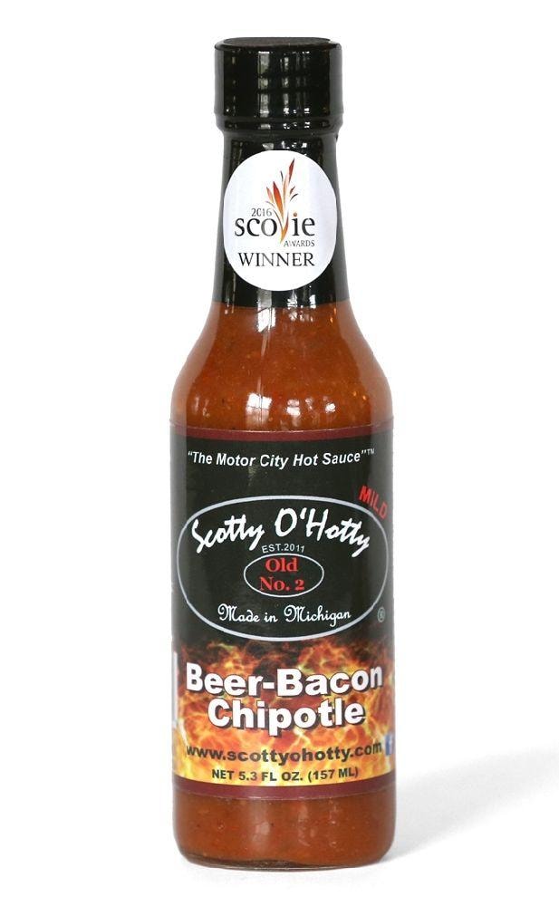 Scotty O'Hotty Beer-Bacon Chipotle Hot Sauce