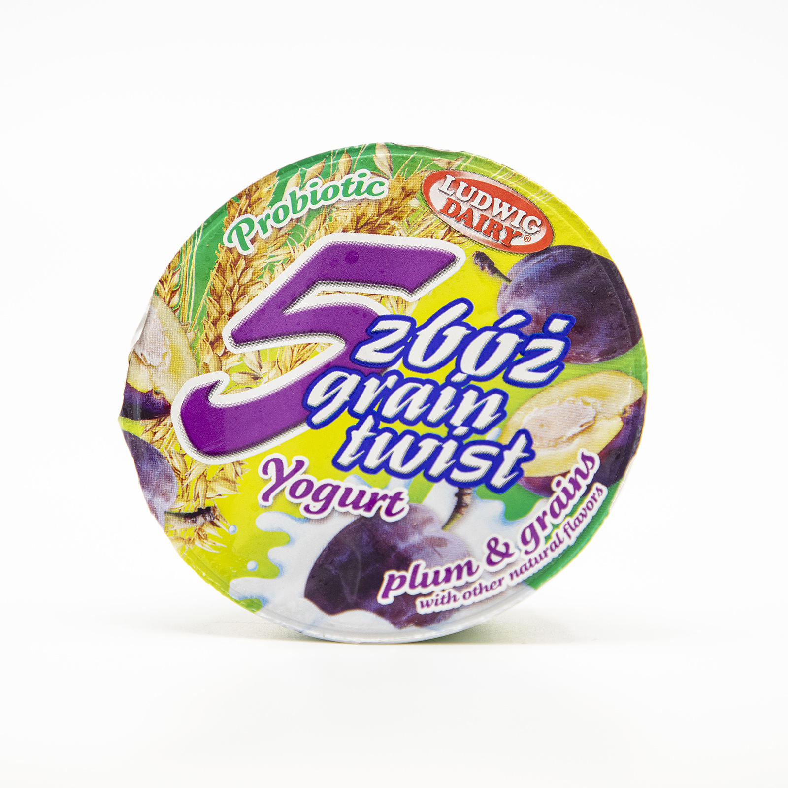 Ludwig Dairy 5 Grain Twist Plum Yogurt