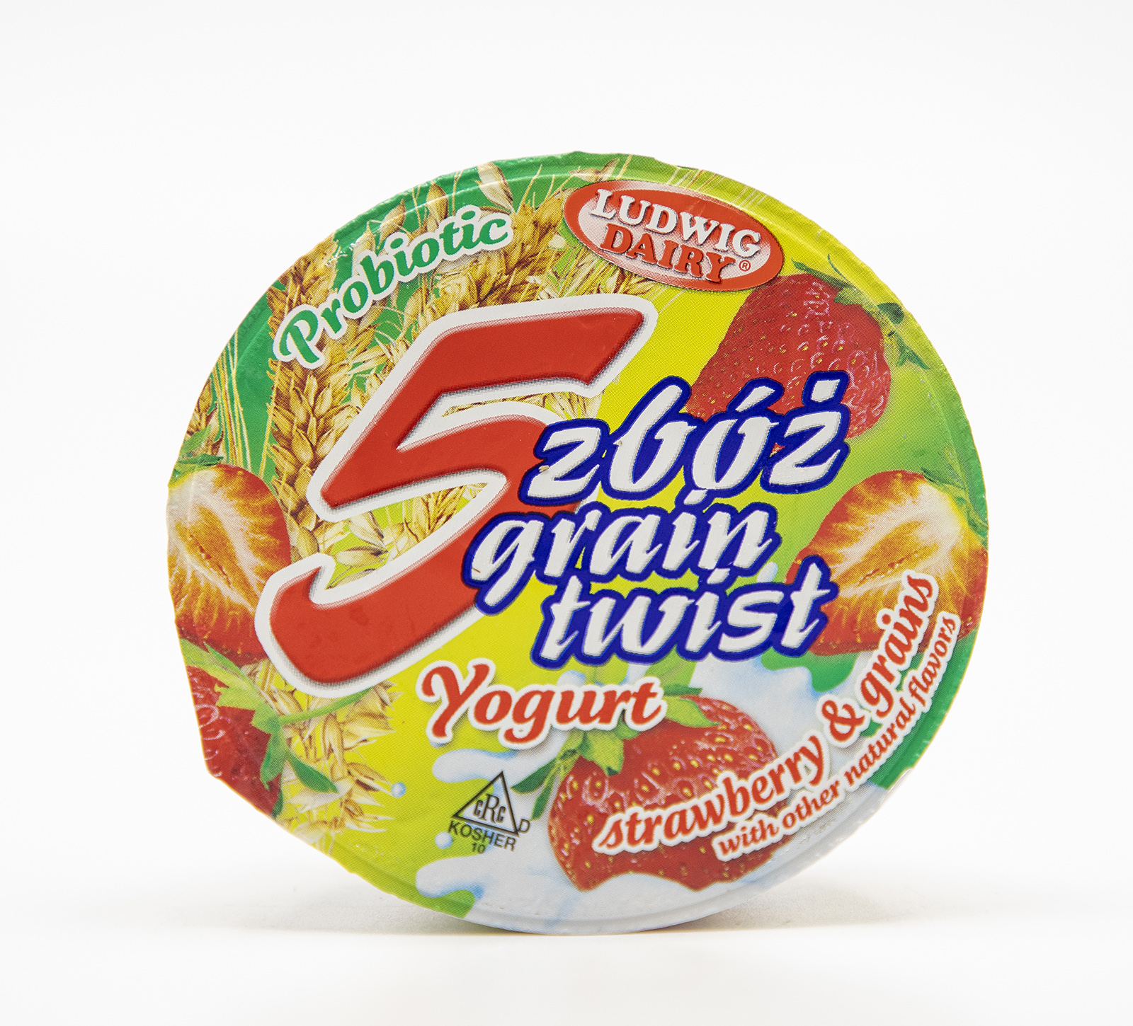 Ludwig Dairy 5 Grain Twist Strawberry Yogurt