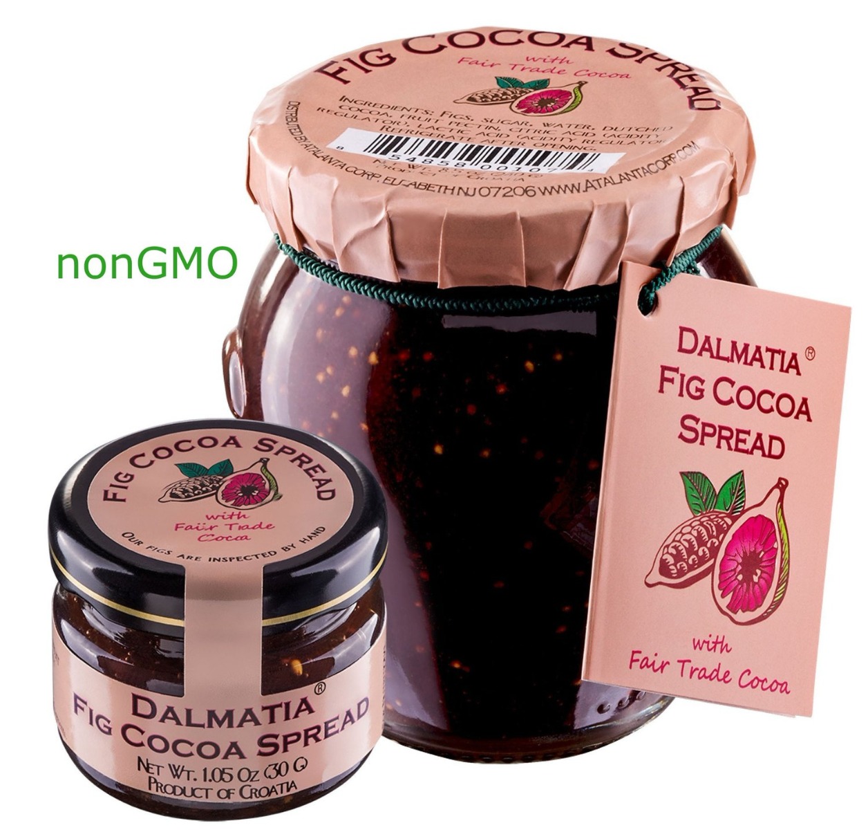 Ficoco Dalmatia Fig Cocoa Spread 8.5 Oz Jar