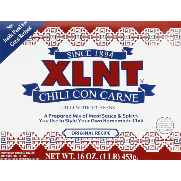 Xlnt Chili Con Carne, Original Recipe 16 Oz