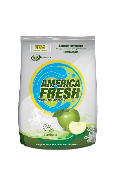 America Fresh Laundry Powder Detergent Apple 400g