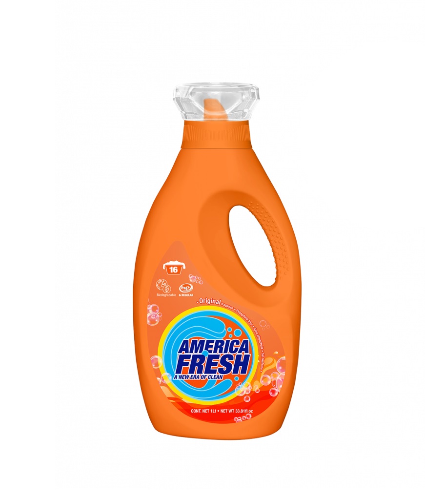 America Fresh Detergent Liquid Original 1L