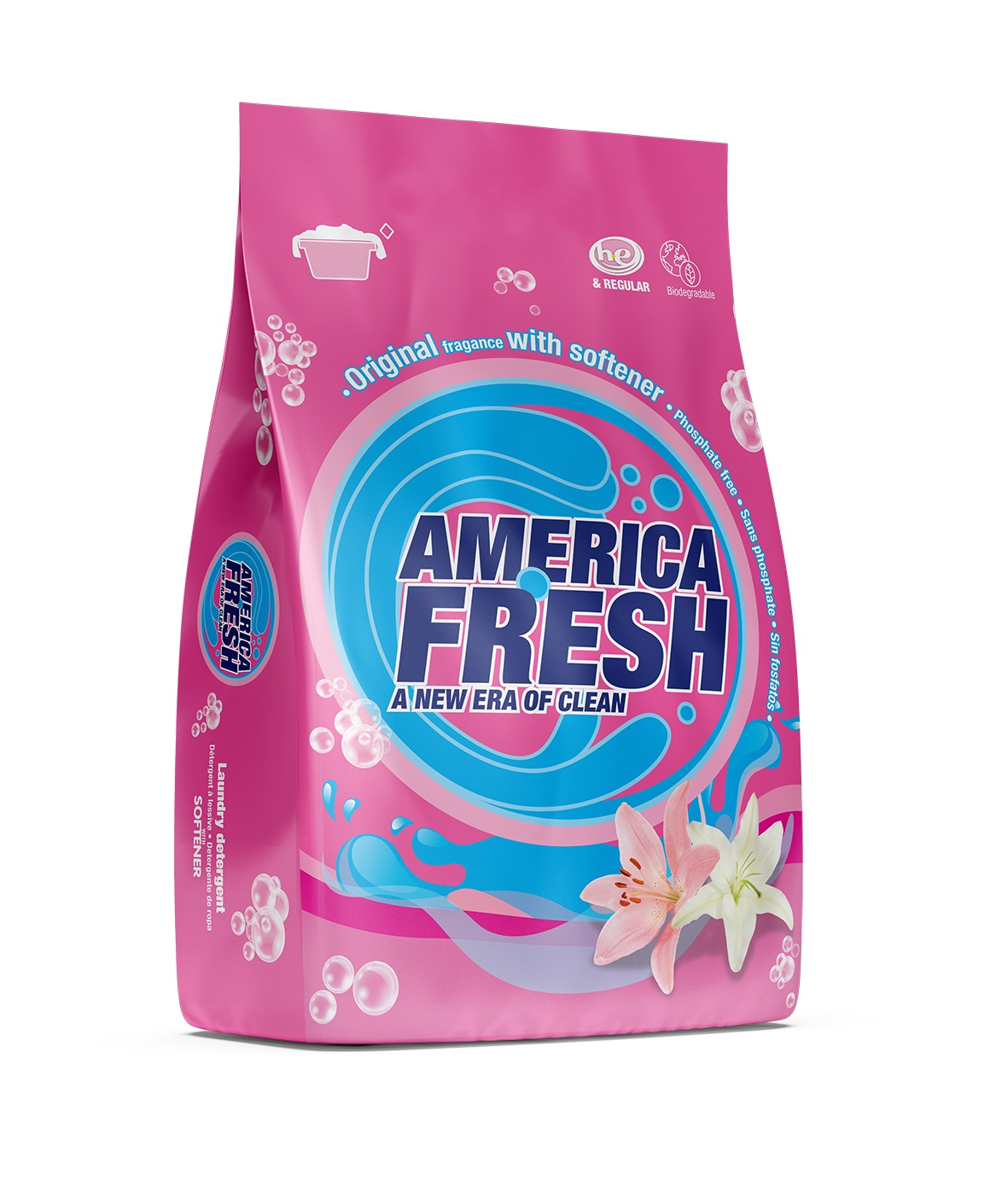 America Fresh With Softener Laundry Powder