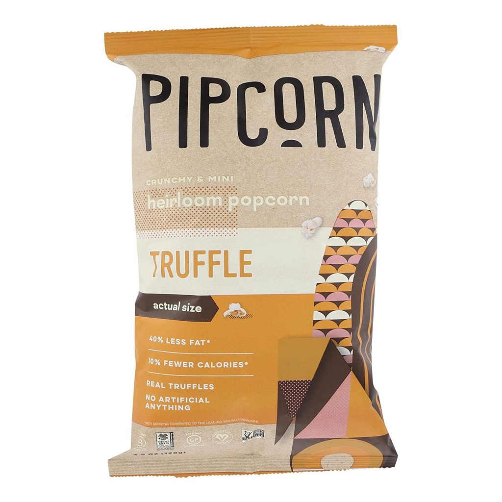 Pipcorn Truffle Mini Popcorn - Case Of 12/4 Oz