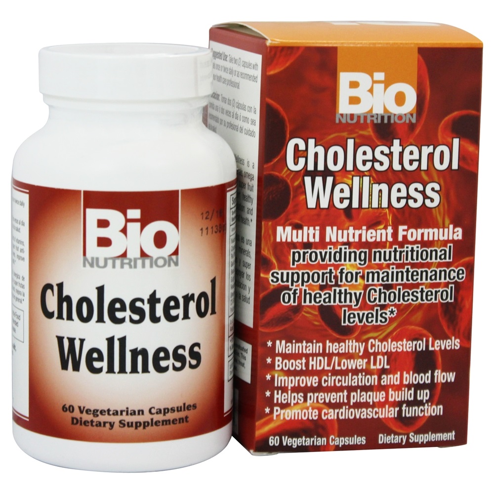 Bio Nutrition Cholesterol Wellness, 60 Vegetarian Capsules