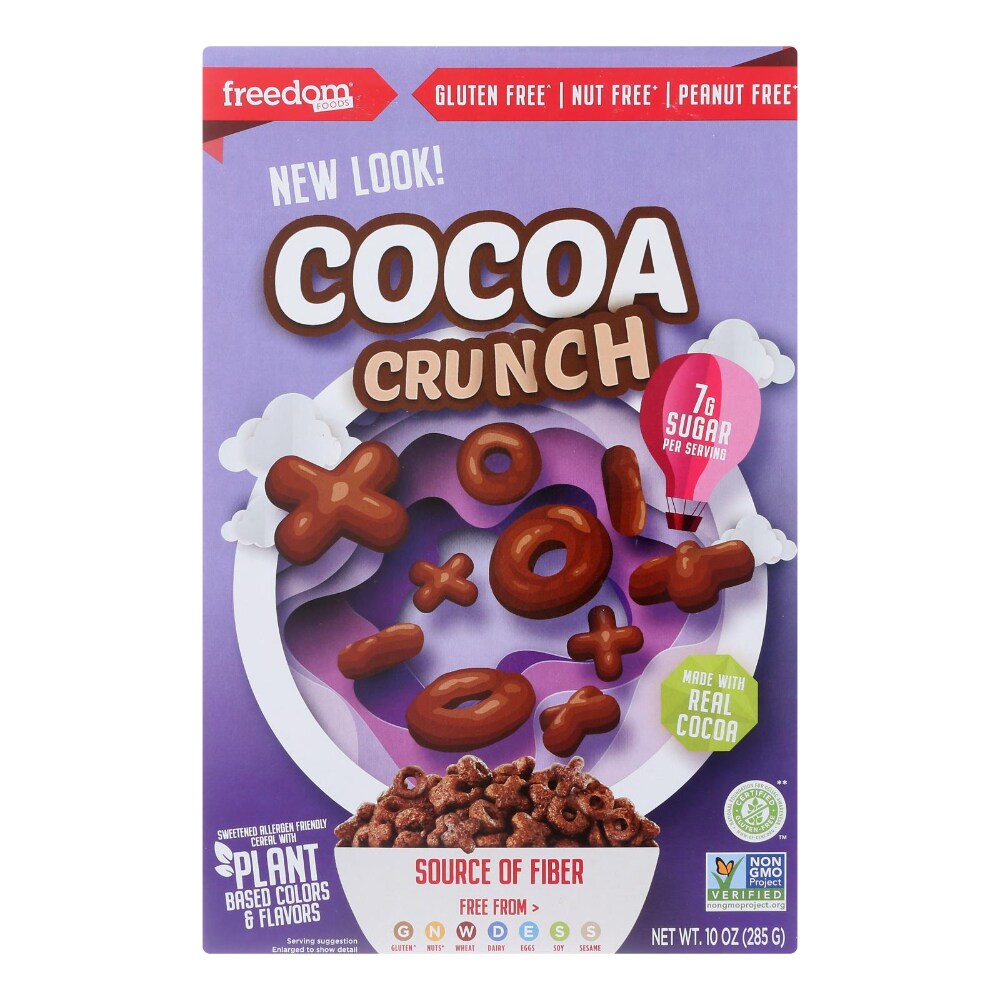 Freedom Foods Cereal, Cocoa Crunch 10 Oz