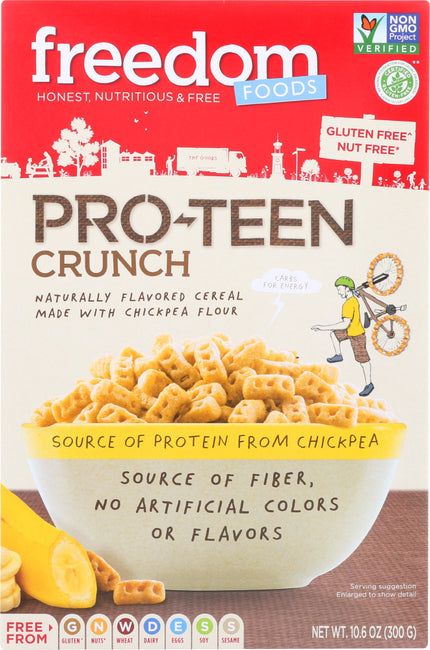 Freedom Foods Pro-Teen Crunch Cereal, 10.6 Oz